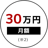 30万円月額(※2)