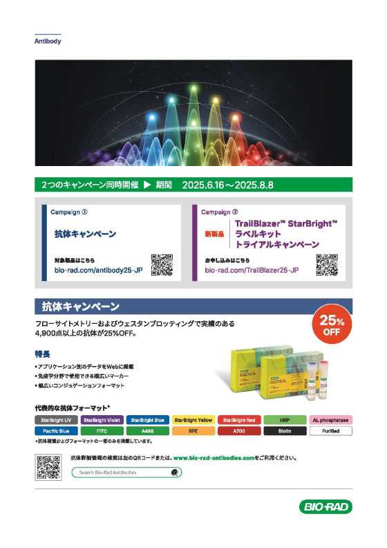 BioRad抗体キャンペーン