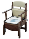 家具調ポータブルトイレイメージ