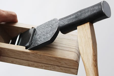 鉋の刃の出し方