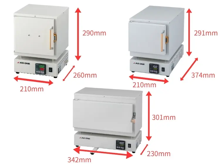 1-5921-01 エコノミー電気炉 プログラム機能無し ROP-001 【AXEL