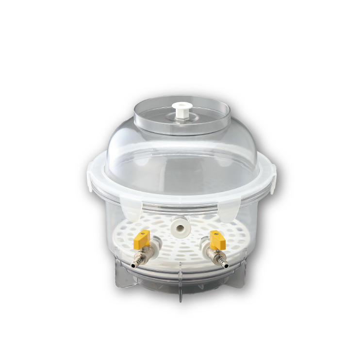 2-931-04 成形真空デシケータ ゲージ付 RVD-300 【AXEL】 アズワン