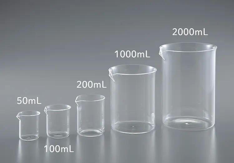 3-6711-03 石英ビーカー 200mL SJBE-200 【AXEL】 アズワン