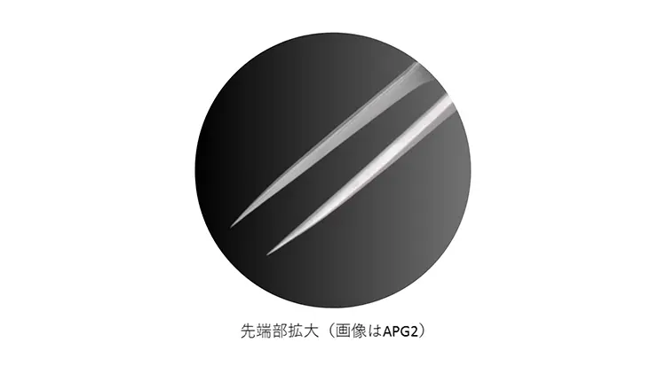 4-6536-01 アズワンの匠ピンセット（燕）120mm APG2 【AXEL】 アズワン