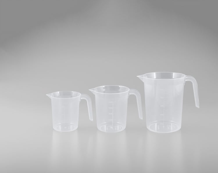 4-6540-03 ディスポPP手付きカップ 1000mL 【AXEL】 アズワン