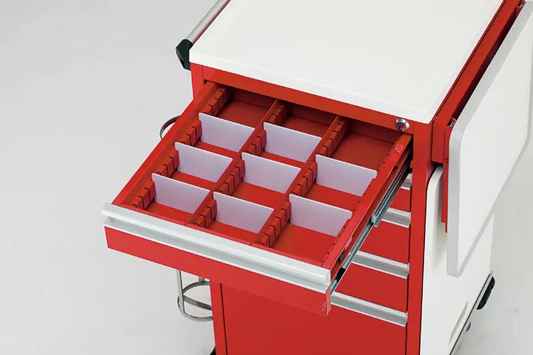 7-4512-01 とっても静かな救急カート TSE-R 【AXEL】 アズワン