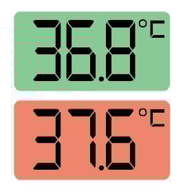 7-4902-01 電子体温計 22×140.7×12.5mm MT550 【AXEL】 アズワン