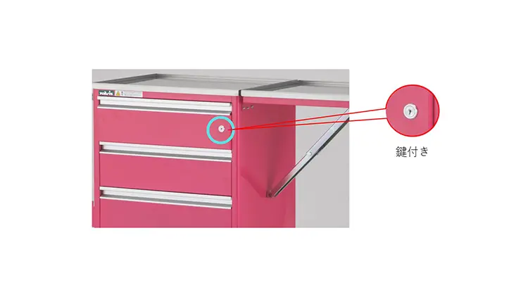 7-9782-01 アルティア救急カート 500×860mm 蘇生板付 NK-86 【AXEL