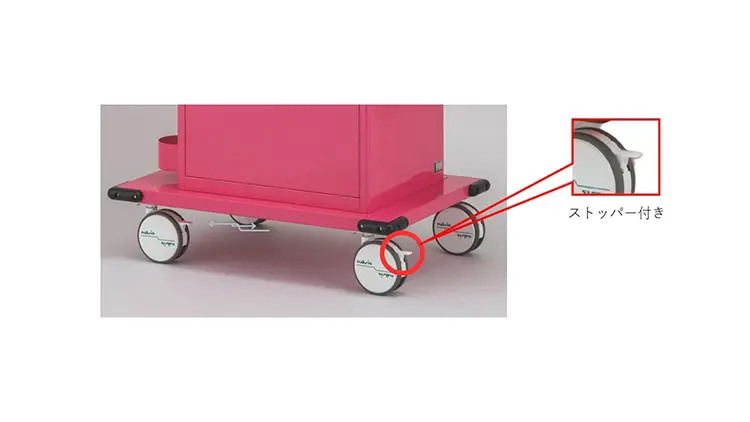 7-9782-01 アルティア救急カート 500×860mm 蘇生板付 NK-86 【AXEL